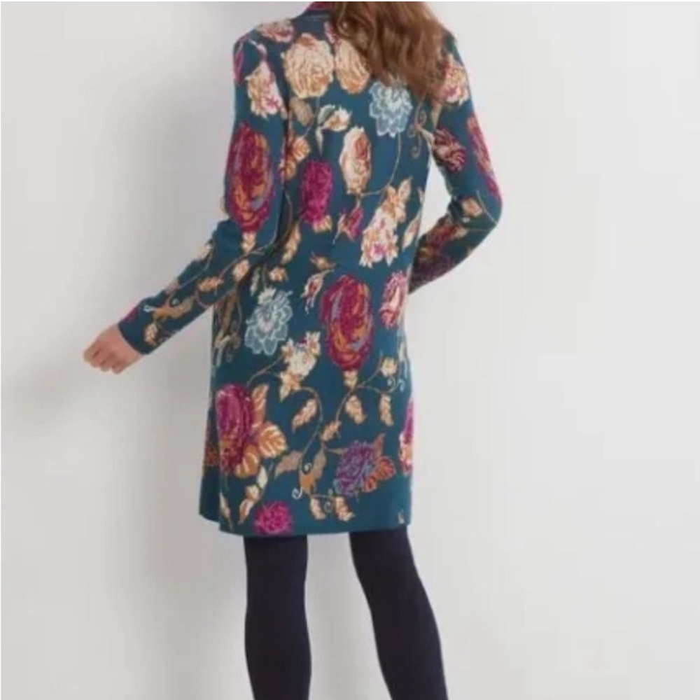 Soft Surroundings Fairy Glen Cardigan size Small 4/6 Long Floral Sweater Size XL - Picture 2 of 7